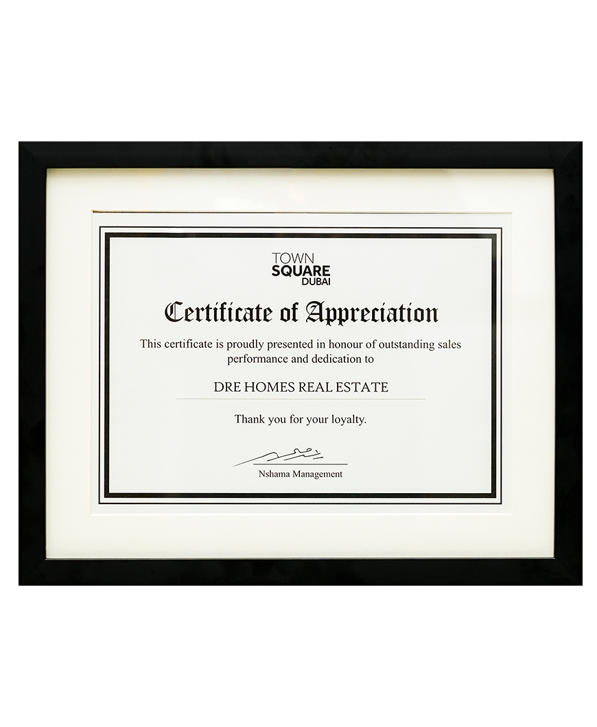 Nshama Certificate of Appreciation 2024